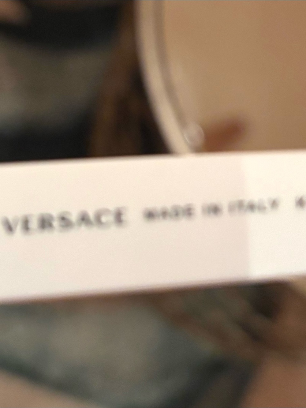 Authentic unisex White Versace Sunglasses 0VE4399 with gold logo - Picture 3 of 12